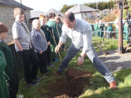 National Tree Week – Apple Tree planting at St. Joseph’s NS