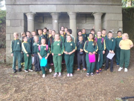 6th Class History Tour to Kilbride Cemetery