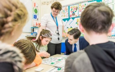 Minister Simon Harris visited St. Joseph’s