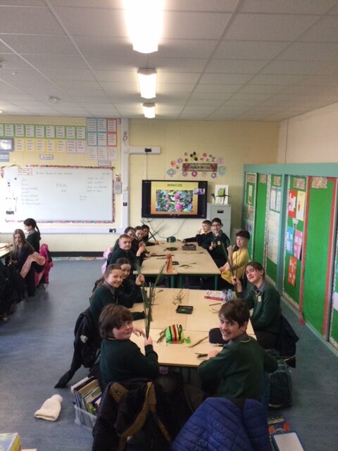 Celebrating St. Brigid’s Day traditions in Sixth Class